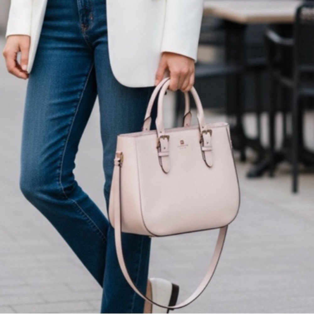 Kate Spade New York Charlotte Street Sylvie Pink Satchel Bag​ Campus Preppy